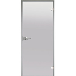 Glastür HARVIA, Aluminiumrahmen 7 x 21, abschließbar