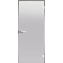 Glastür HARVIA, Aluminiumrahmen 9 x 21, abschließbar 