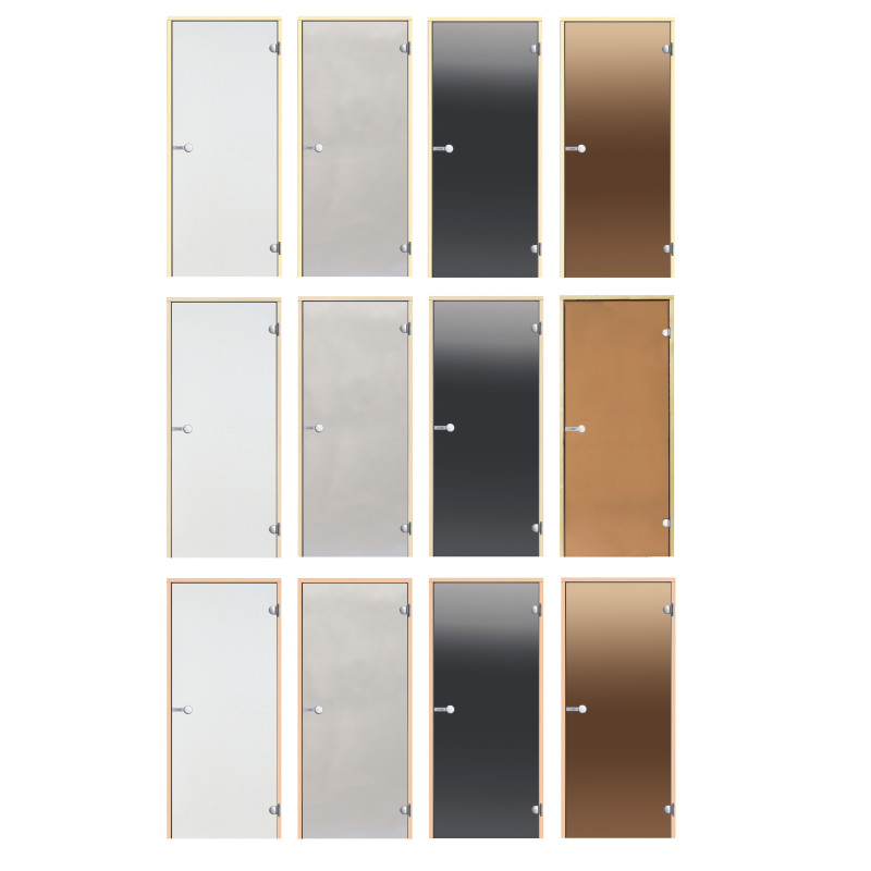 Glassaunatüren HARVIA 7x19