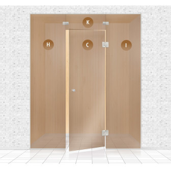 Saunaglasvitrine, AD TYPE 1