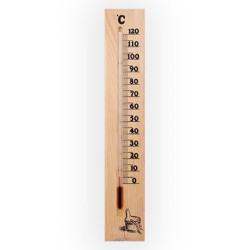 Thermometer aus Kiefer 