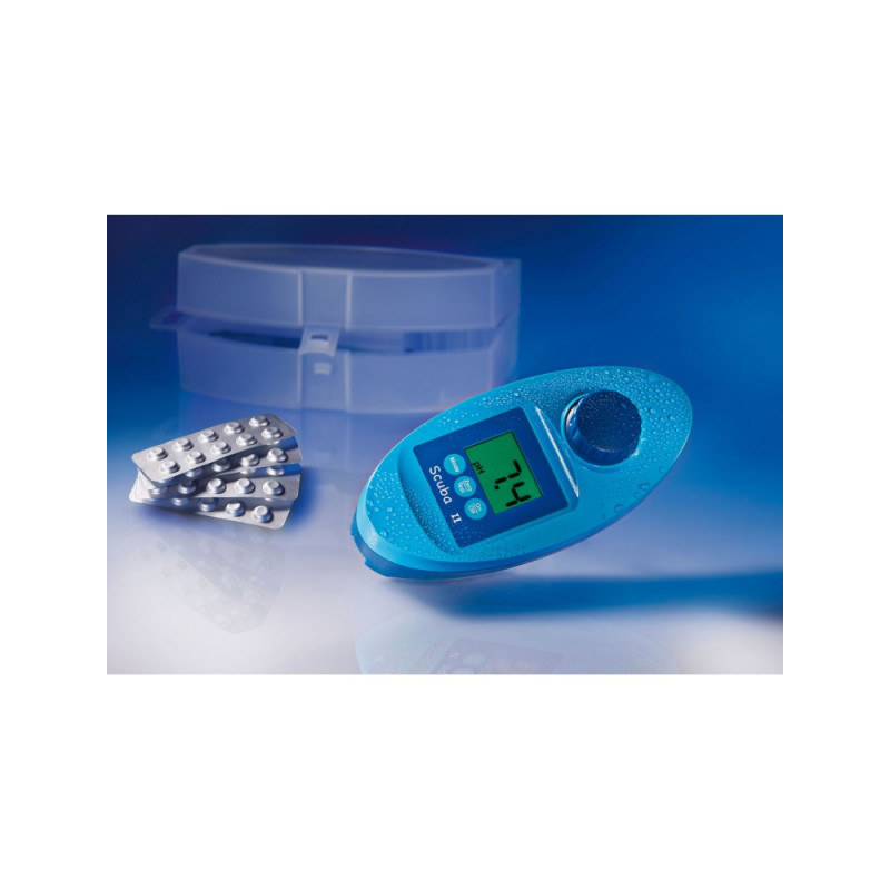 Elektronischer Tester mit Tabletten Scuba II Cl gesamt/Cl frei/Ph/Alk/Stabilisator
