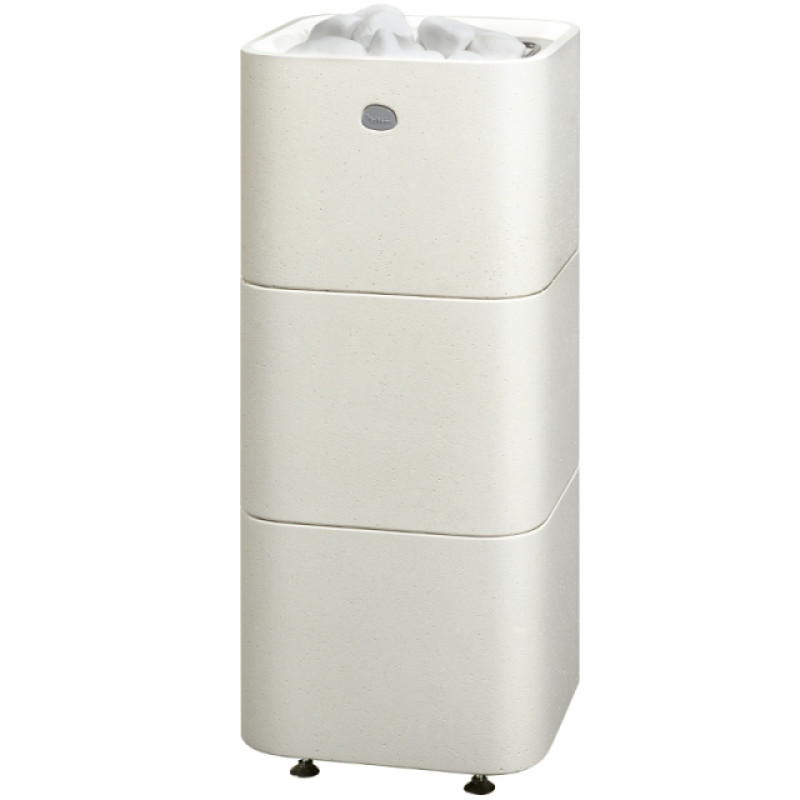 Elektrischer Saunaofen TULIKIVI KUURA 2, weiß, mit Bedienfeld