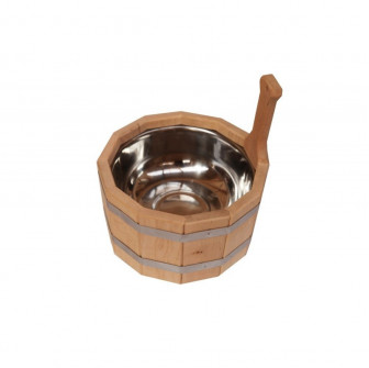 Eimer mit rostfreiem Tab, 3 l