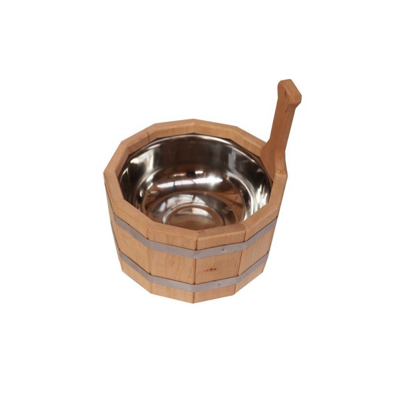 Eimer mit rostfreiem Tab, 3 l