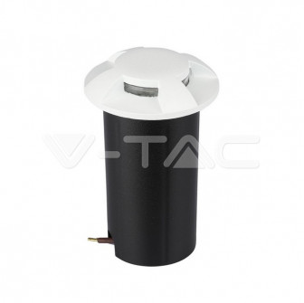 1W LED Steplight Weiß 4 Way 3000K