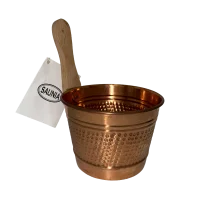 Sauna-Kupfereimer mit Griff, 1 l