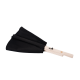 Saunaventilator aus Stoff, schwarz