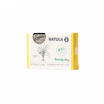 NATULA Gesichts- und Körperseife mit Opoka-Stein und Zitronengras 100g