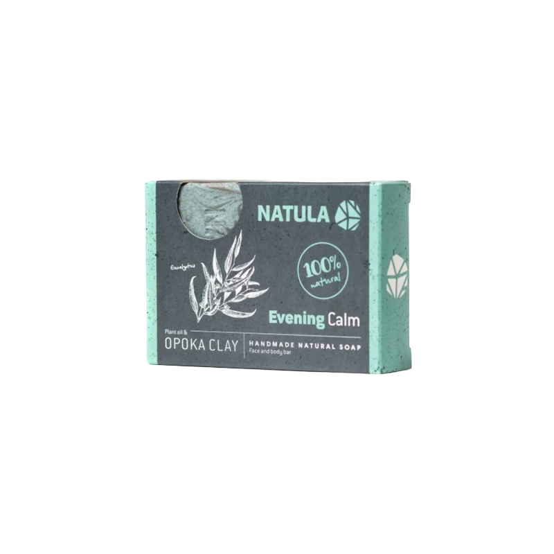 NATULA Gesichts- und Körperseife mit Opoka-Stein und Eukalyptus 100g