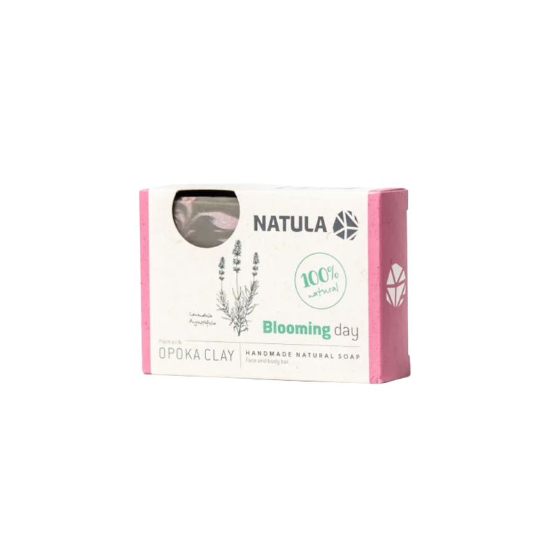 NATULA Gesichts- und Körperseife mit Opoka-Stein und Lavendel 100g