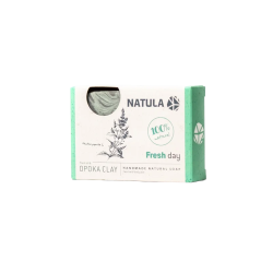 NATULA Gesichts- und Körperseife mit Opoka-Stein und Minze 100g 