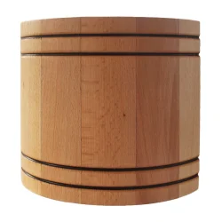 MM-S Saunalüfter mit Rückschlagventil und gebogener Holzoptik d/100mm 