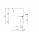 WEDI Dampfbad Eckbett 650mm