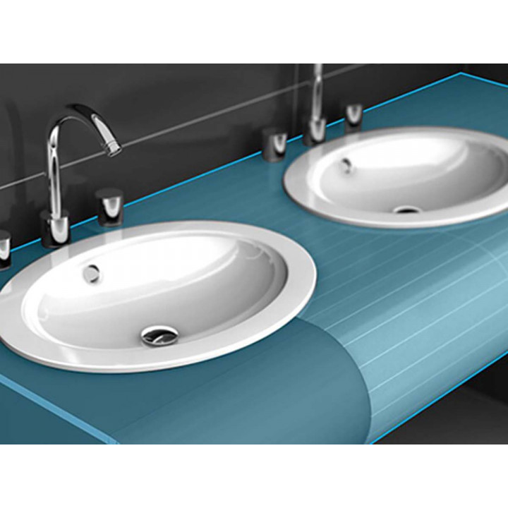 WEDI flexible Bauplatte, längsgebogen
