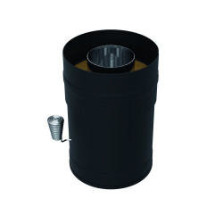 HARVIA Kaminklappe, schwarz, Stahl 