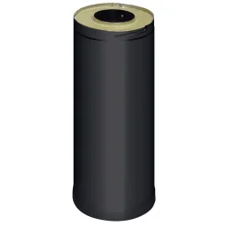 HARVIA Stahlkaminverlängerung 0,5 m, schwarz 