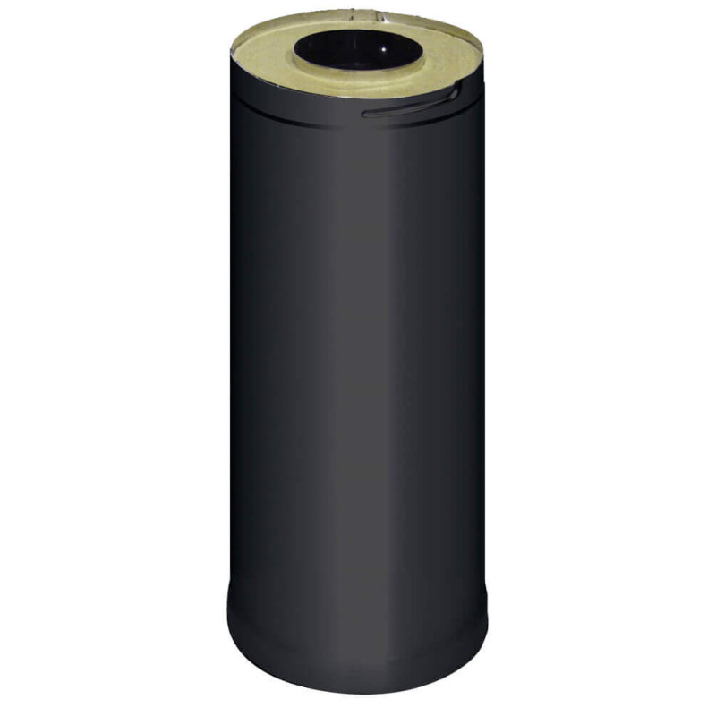 HARVIA Stahlkaminverlängerung 0,5 m, schwarz