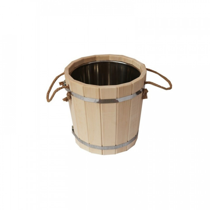 Saunakübel mit Kunststoffeinsatz, 20 l