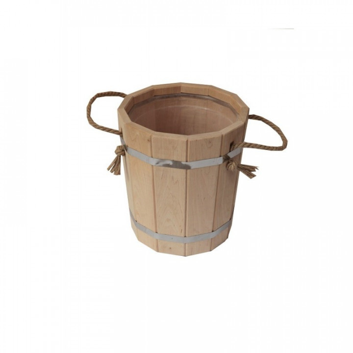 Saunakübel mit Kunststoffeinsatz, 10 l