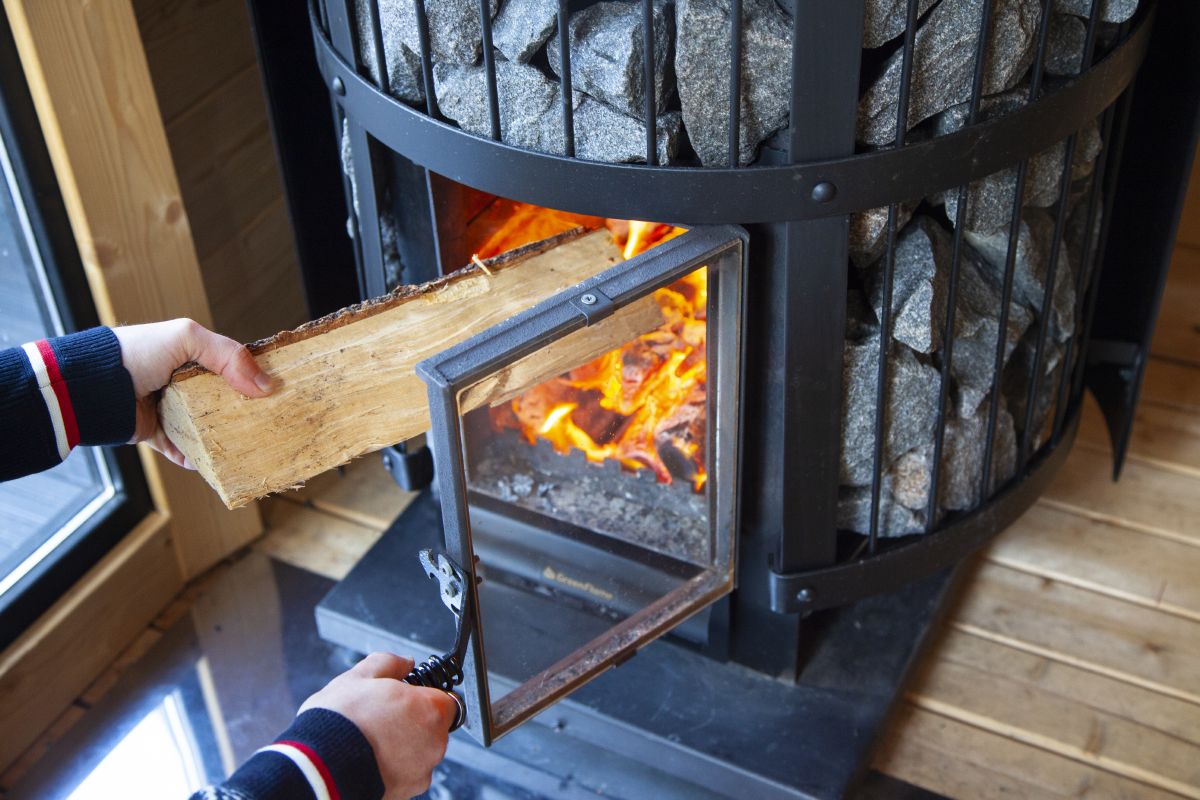 Holzbefeuerter Saunaofen