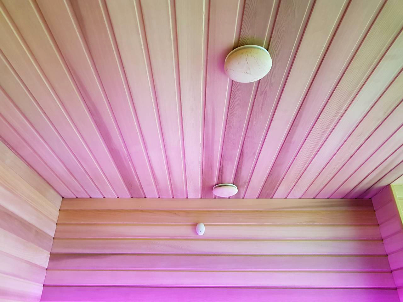 Kombi-Sauna mit Himalaya-Salzwand