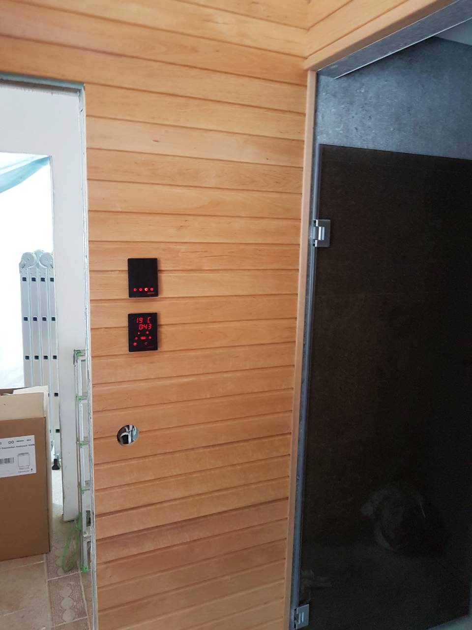 Infrarotsauna mit Dampffunktion