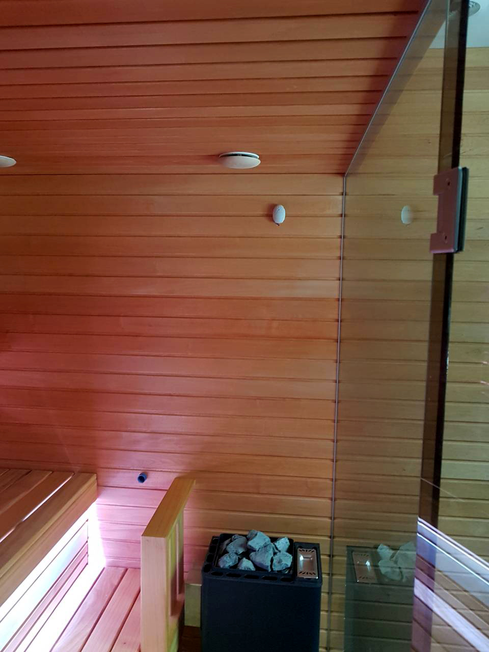 Infrarotsauna mit Dampffunktion