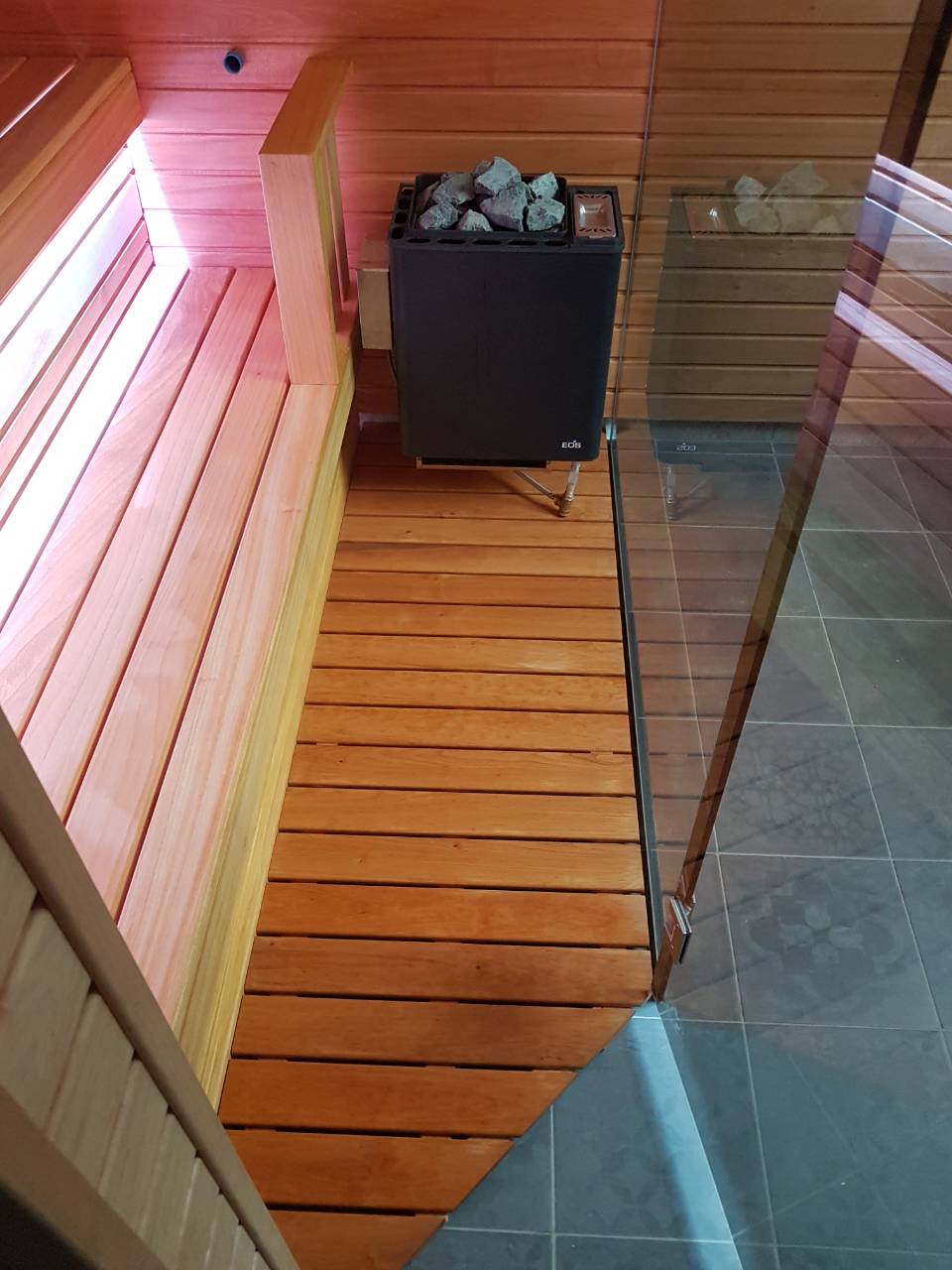 Infrarotsauna mit Dampffunktion