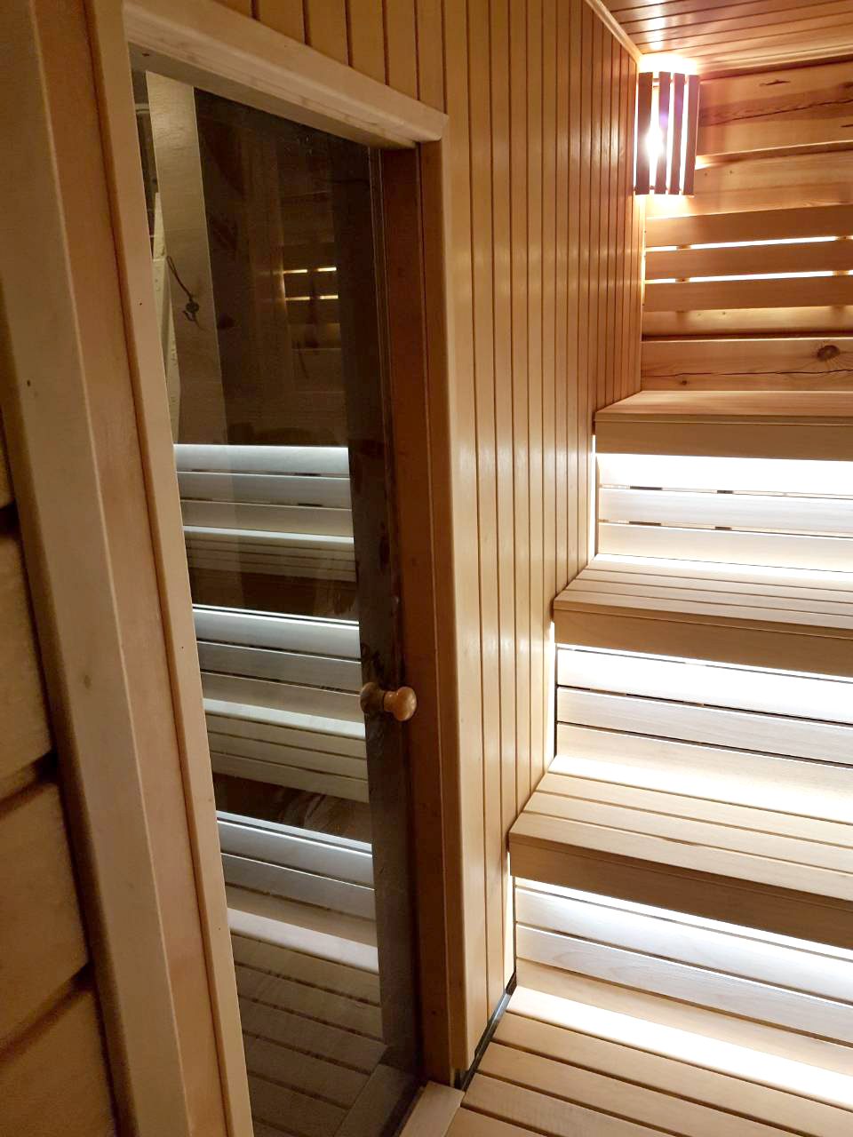 Renovierung des Dampfbades in "Vyšnių dvaras"