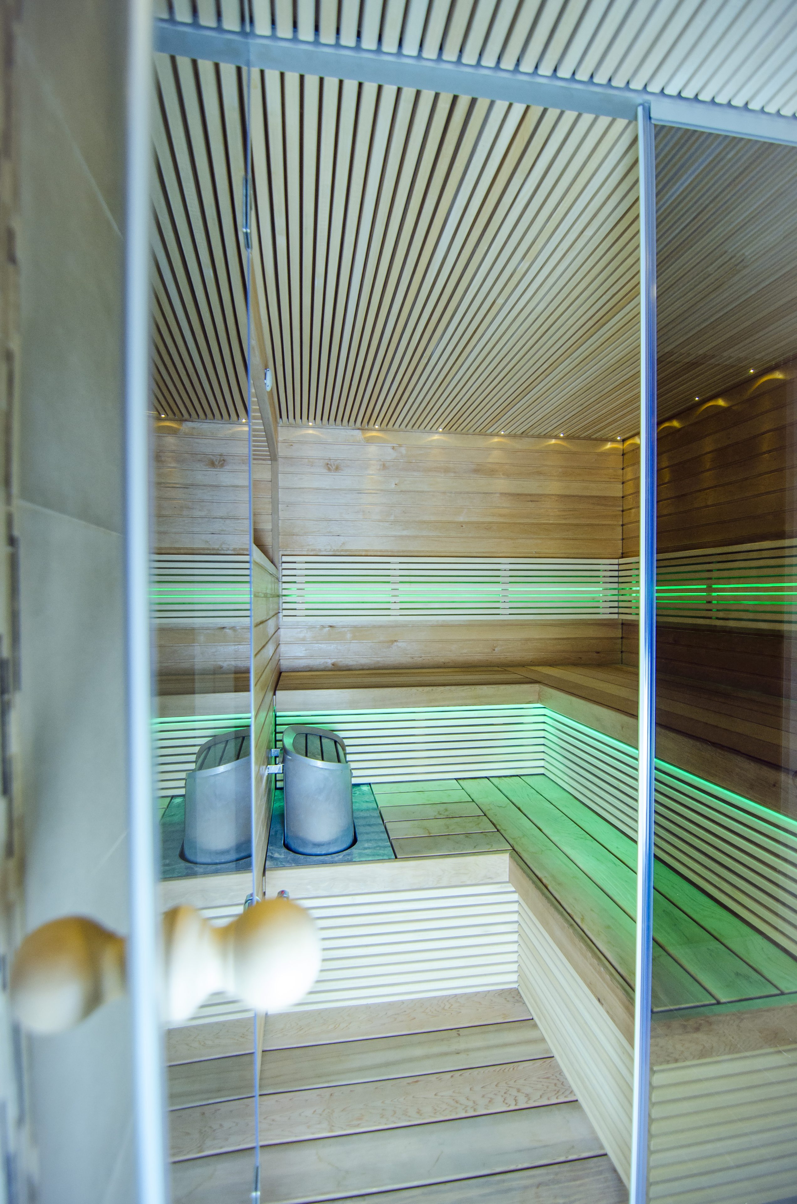 Sauna mit Dampffunktion